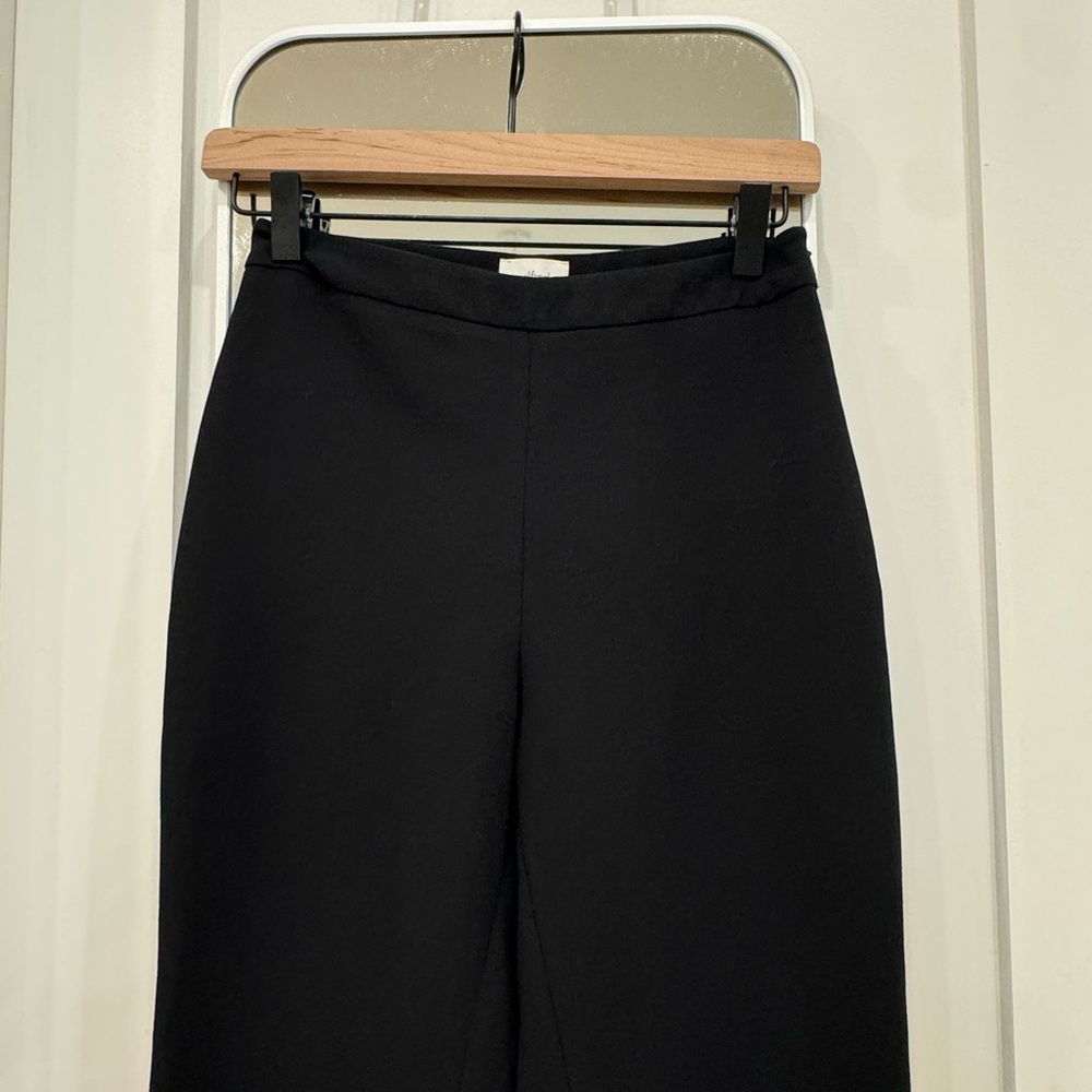 Aritzia black flared Wilfred pants